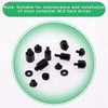 Zmbroll 200Pcs M.2 Screw Kit,Black M2 SSD Mounting Screws,NVMe Screw