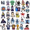30 Pcs Sports Shoe Charms Football Pins Charms Soccer Shoe