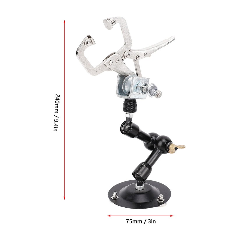 Cryfokt Helping Hands Soldering Aid, Heavy Duty Adjustable Angle Solder