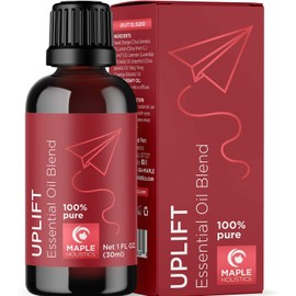 Uplift Aromatherapy Essential Oil Blend - Happy Essential Oil Blend of Calming Essential Oils for Diffusers for Home and Travel with Citrus Essential Oils and Pure Aromatherapy Oils for Diffusers