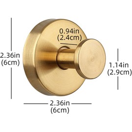 percha de ropa de corona dorada, 15 libras, ganchos de succión de acero inoxidable fuerte, paquete de 4 coronas, decoraciones de otoño, Halloween, Navidad, letrero de bienvenida para puerta delantera
