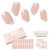 NAILOG Tiras De Gel Semicurado Para Uñas (20 Pegatinas/Envolturas Extra