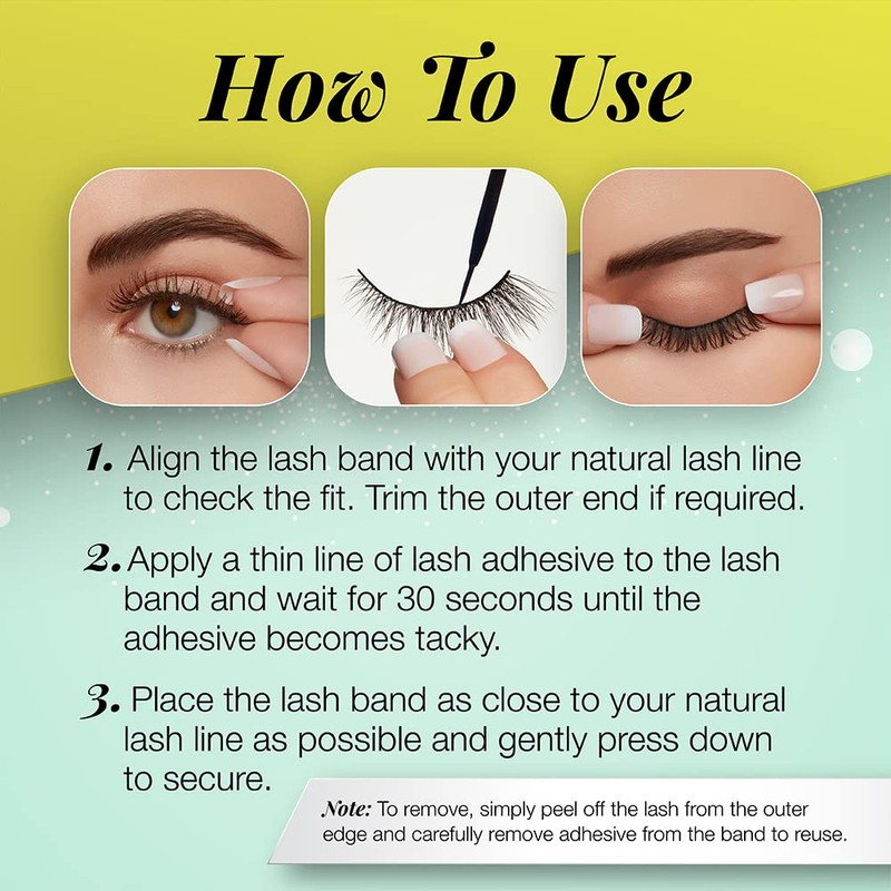 Ardell Active Lashes Gainz - Long-Lasting False Eyelashes, Sweat-Resistant, Reusable