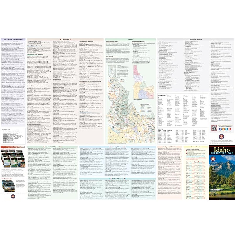 Idaho Recreation Map