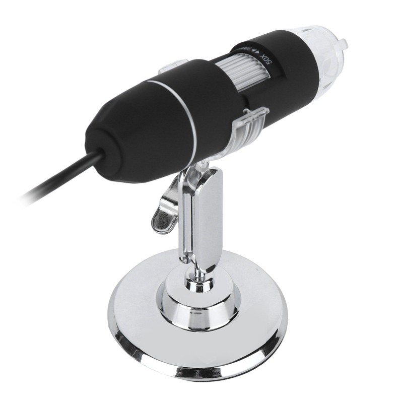 USB Microscope 8LED 1000X 640x480P Microscope with Stand for Android