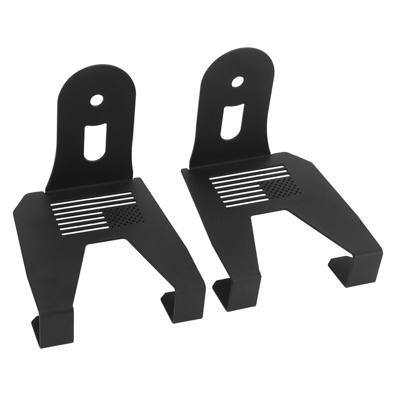 2pcs Cooler Mounting Brackets Black Iron Replacement for Polaris RZR