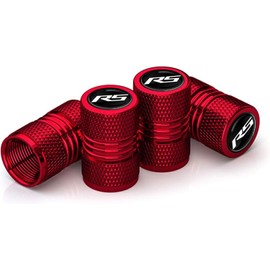 4PCS Car Tire Valve Stem Caps Cover for Chevy Camaro RS, Aluminum Set Universal Stem Covers for Cars Trucks Motorcycles SUVs and Bikes