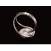 Ladies’ finger ring, real 925 silver, risi026, Silver