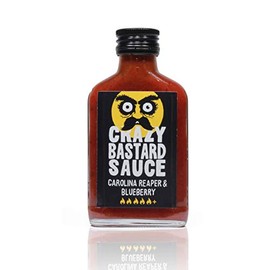 Crazy Bastard Carolina Reaper & Blueberry Sauce 100ml
