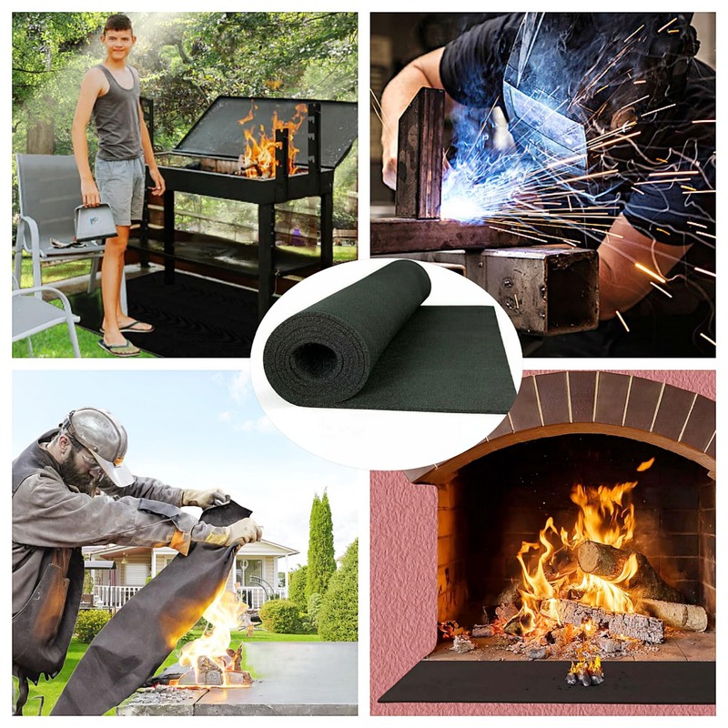 12"X12"X1/5'' Heat Shield Thermal Barrier Blanket Insulation Reflective Material High