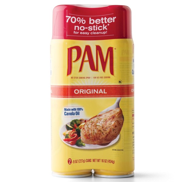 PAM No-Stick Cooking Spray - 2/8oz cans