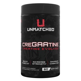 Unmatched Creatina optimizada CreGAAtine  Monohidrato de creatina  GAA (ácido guanidinoacético)  Desarrollo muscular, fuerza y recuperación  180...   