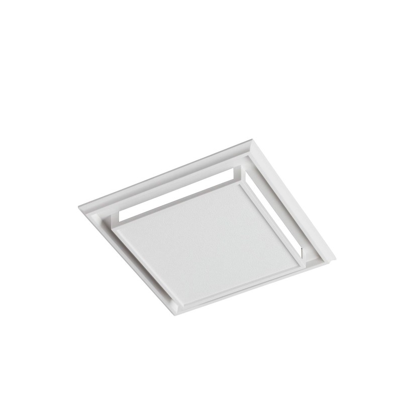 Broan-Nutone 682 Duct-Free Ventilation Fan, White Square Ceiling or Wall