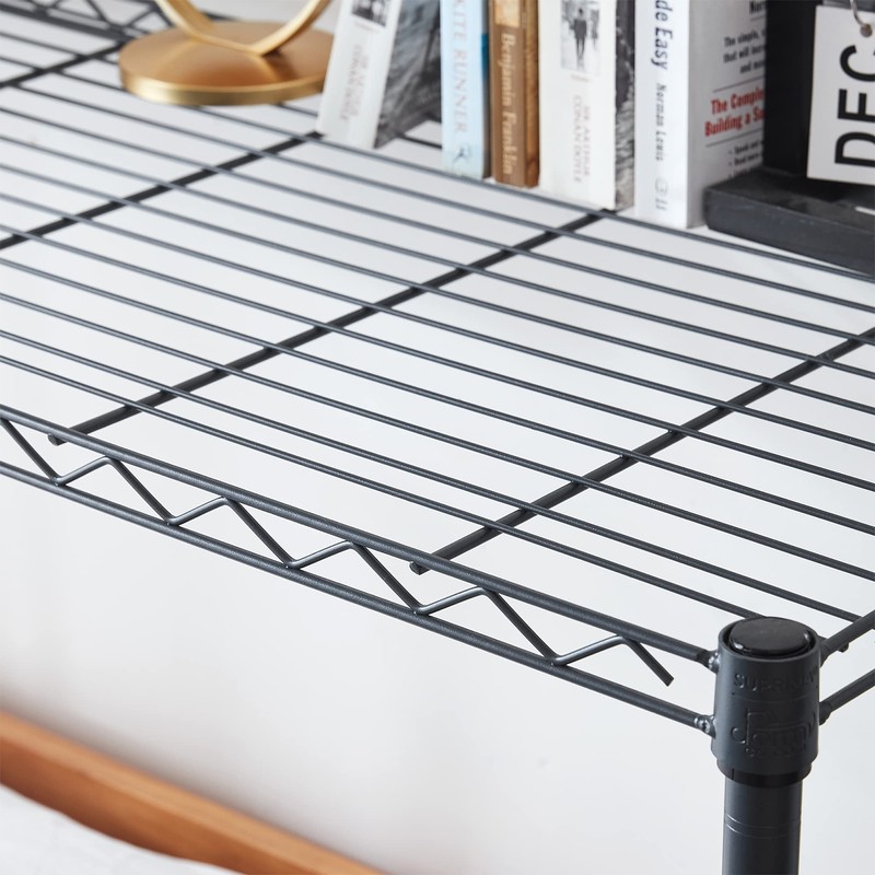 DormCo Suprima® Shelf Supreme Adjustable Shelving - Gunmetal Gray