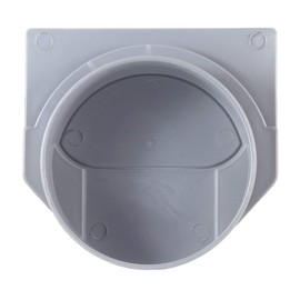 Gray Plastic Plastic End Outlet Connector for URA WATER Model UA-100 Drain System
