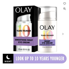 Olay Skincare 10 Years Younger Night Eye Cream Retinol + Niacinamide 0.5 fl. oz.