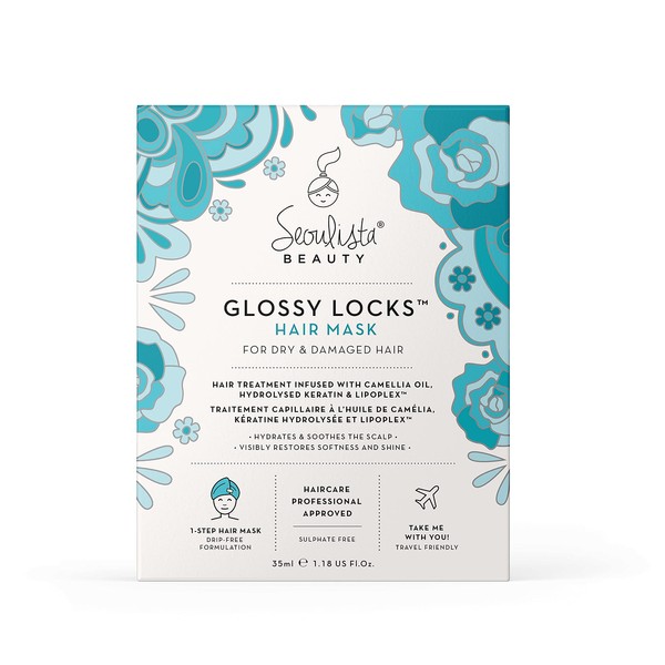Seoulista Beauty Glossy Locks Hair Mask | Nourish Your Hair and Scalp | Approved by Hair Care Professionals | Restore Damaged Hair Back |
