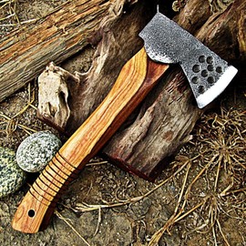 Armory Replicas Undefined Wooden Hunting Camping Fishing Outdoor Hatchet Axe Iron Steel Blade