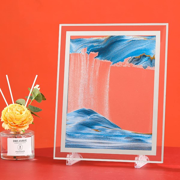 SINGYICO 3D Dynamic Sand Art Liquid Motion, Moving Picture Square