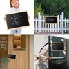 NCCHDZSW Chalkboard with Wooden Frame Sets 2 Pieces 20 x