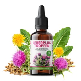 DKT-Natura Leberplus Tropfen - Unterstützt Leberentgiftung, gegen Fettleber (50 ml, ohne Alkohol)