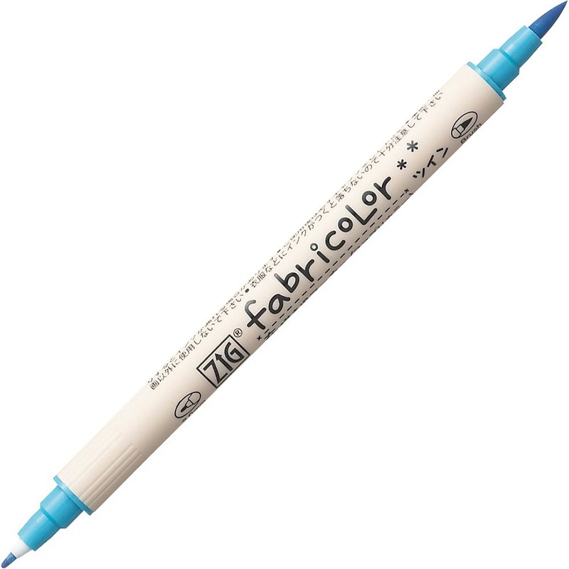 呉竹 水性ペン 布用 布書き ZIG ファブリカラー 12色 TC-4000A/12V
