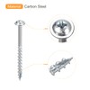 sourcing map #8x2" Pocket Hole Screws, 100pcs Phillips Drive Self