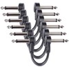 Cables de parche para guitarra de 6 pulgadas, paquete de