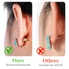 6PCS Earring Lifters Backs, Earring Backs for Droopy Ears Adjustable
