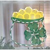 MUDHEN Impact Innovations St. Patrick's Day Lighted Window Decoration Pot
