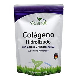 Colágeno Hidrolizado con Calcio y Vitamina D3 Vidanat 300g