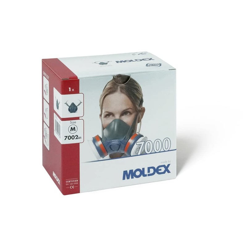Moldex 7002 Ultra Light Series 7000 Medium Size Half Face
