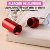 Kit 4 Pzas Pastillero Portátil Metálico Hermético Aluminio