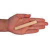 SKIR'CO (Pack of 50) Wooden Dowels 12x90mm Grooved Wood Dowels