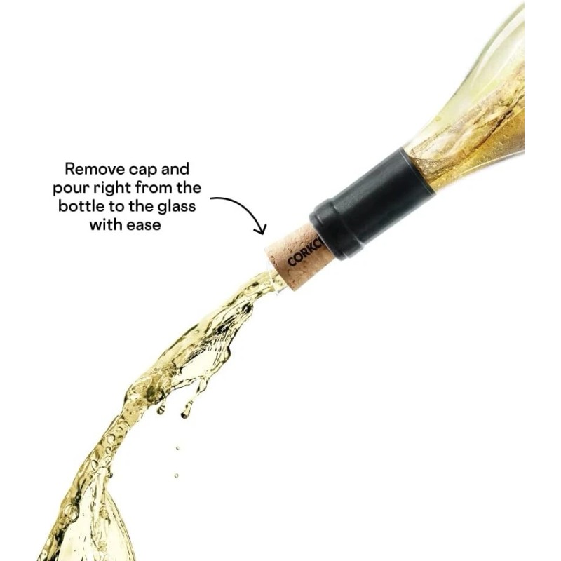 Corkcicle Air Wine Bottle Chiller Cooler Chill Aerate Wine Stopper