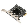 PCIE to USB Expansion Card 4 USB 3.0 Ports 5Gbps