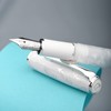 HONG DIAN Hongdian N8 White Acrylic Resin Fountain Pen, Iridium