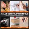 Nicpro 29 Pack Carpenter Pencil Set with Sharpener, Mechanical Carpenter
