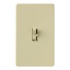 Lutron Toggler Incandescent 600-Watt Single-Pole Dimmer Switch, TG-600PH-IV, Ivory