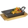 Küchenprofi BBQ Serving Pan with Serving Board Made of Pine