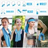 Cooling Towel, Cool Towel, Heatstroke Prevention, Quick Drying Towel, Polyester,