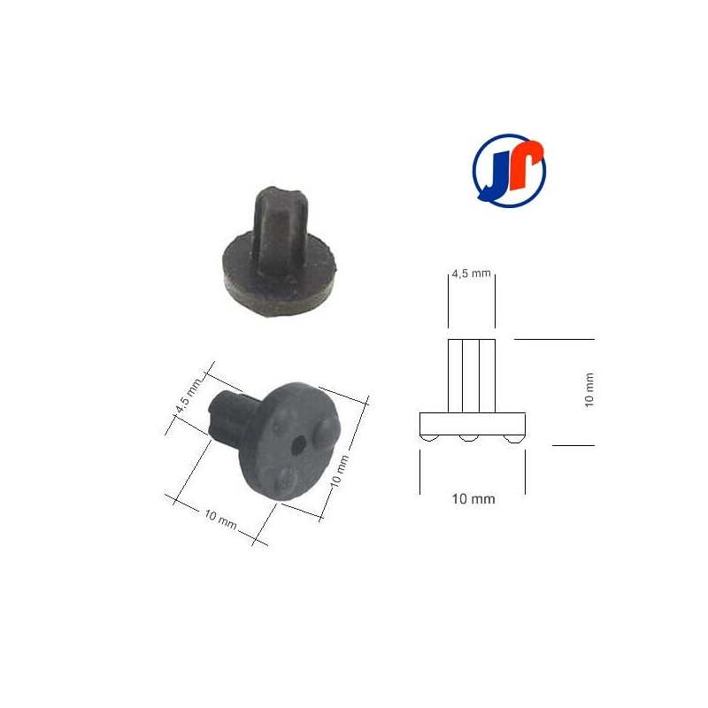 JPshop - Kit of 10 rubber feet for cooking hob
