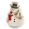 Lenox 886863 Holiday Entertaining Snowman Chip & Dip