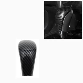 BAIYIUER Nissan X-Trail T32/NT32/HT32/HNT32 December 2013 and up, Shift Knob Cover, Handbrake, Gear Shift Knob Cover, Parking Brake, Gear Lever Head, Carbon, Design, Interior, Custom Parts, Dress-Up, Fashionable