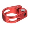 sourcing map Bike Seat Post Clamp 28.6mm Clip Aluminum Alloy