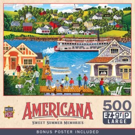 MasterPieces - Americana - Sweet Summer Memories 500 Piece EZ Grip Jigsaw Puzzle