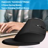 Eelexa Ergonomic Vertical Mouse: 2.4G Bluetooth Dual Mode Optical Computer