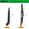 Rear Windshield Wiper Arm Blade Set Replacement for Volvo XC70