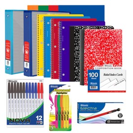 Secondary Back to School Supply Bundle - Essential Supplies for Middle High School and College - 42 Pieces