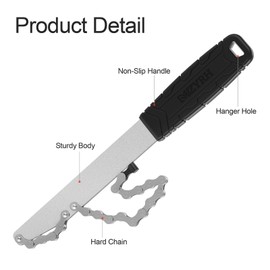 MZYRH Bicycle Chain Whip Tool, Bicycle Cassette Removal Tool, Bicycle Sprocket Removal Tool for MTB Road (501A)